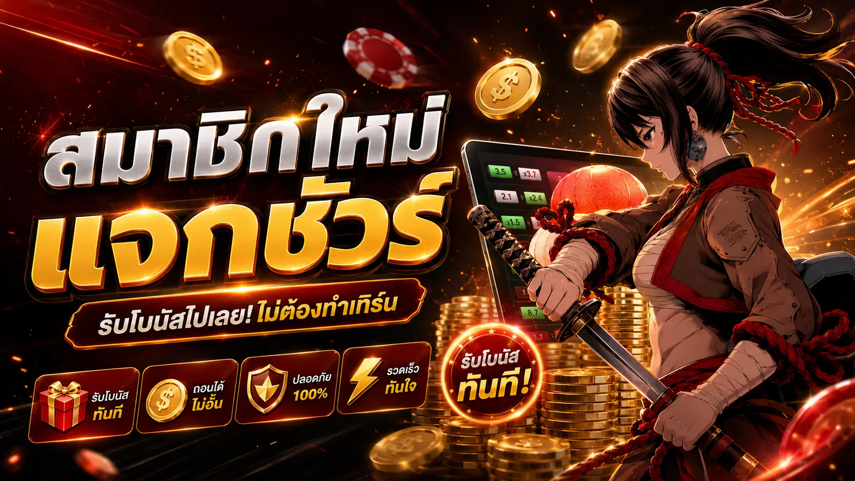 สมาชิกใหม่แจกแตกชัวร์
